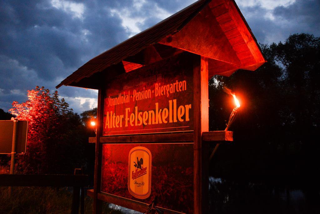 Gasthof Alter Felsenkeller Hotel Naumburg  Exterior foto